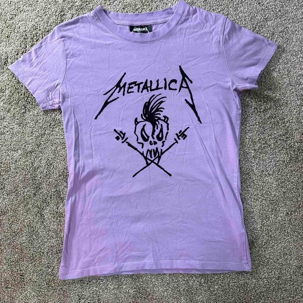 Cotton on purple Metallica T-shirt